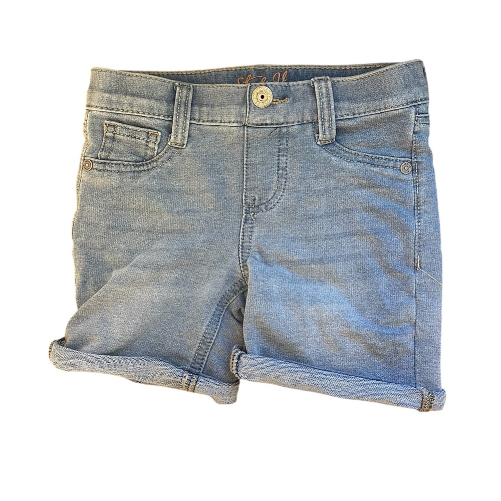 Vigoss Studio V Mid-Wash Denim Shorts